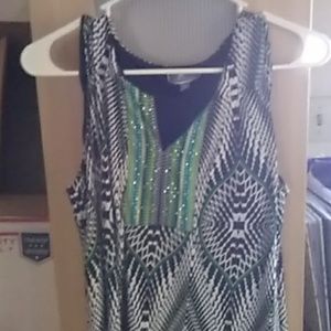 Gorgeous jm collections tribal design dress